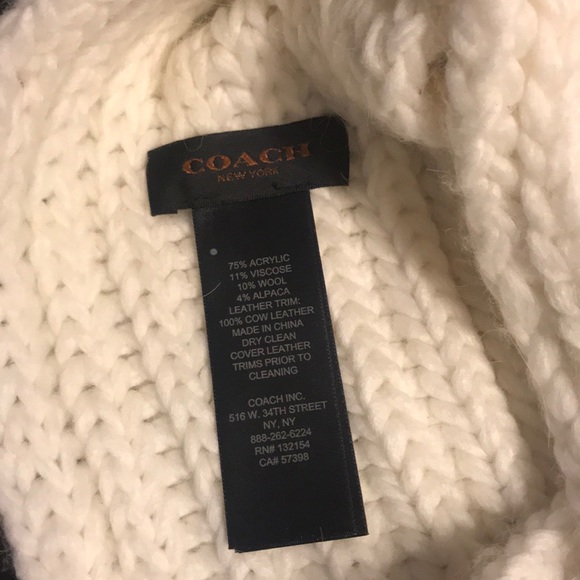 Coach Winter Headwrap - Picture 4 of 4